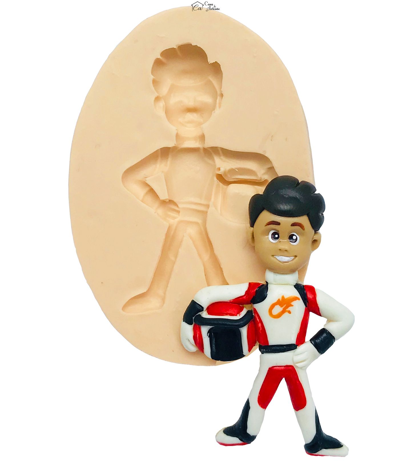 Molde de silicone - Blaze and the Monster Machines - AJ - Grande  - P460