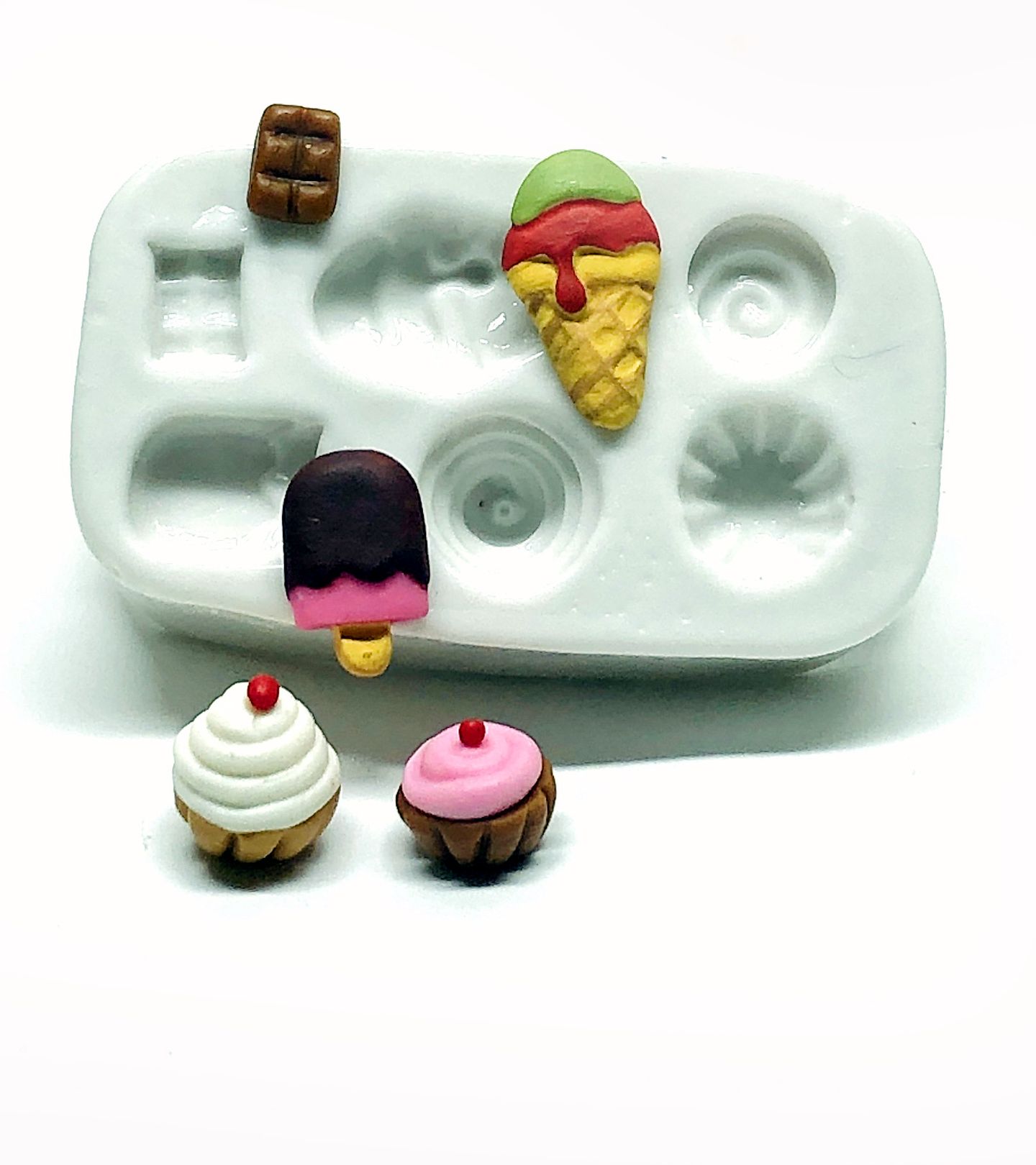 Molde de silicone - Kit Doces - P213/P1026