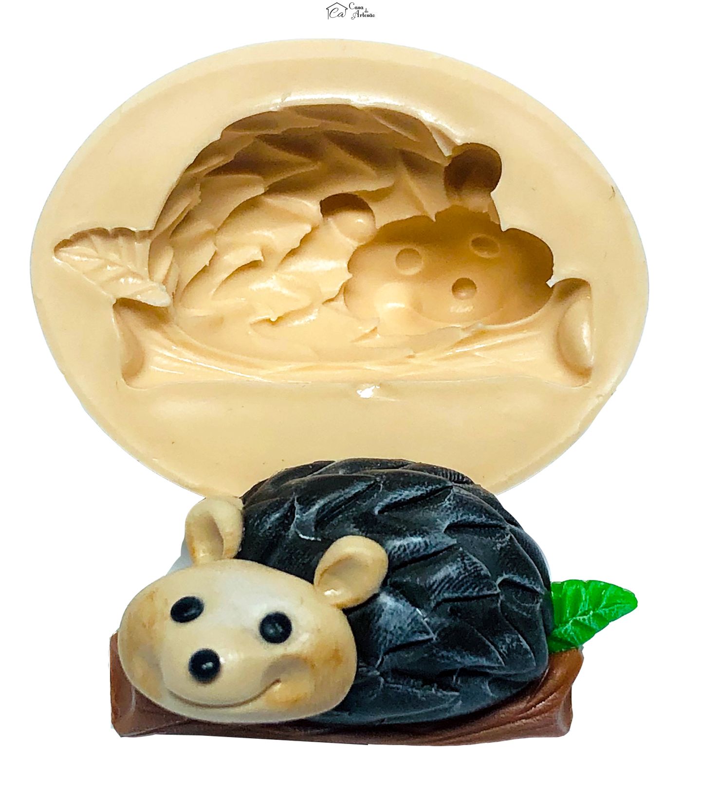 Molde de silicone - Porco Espinho - Grande - P700