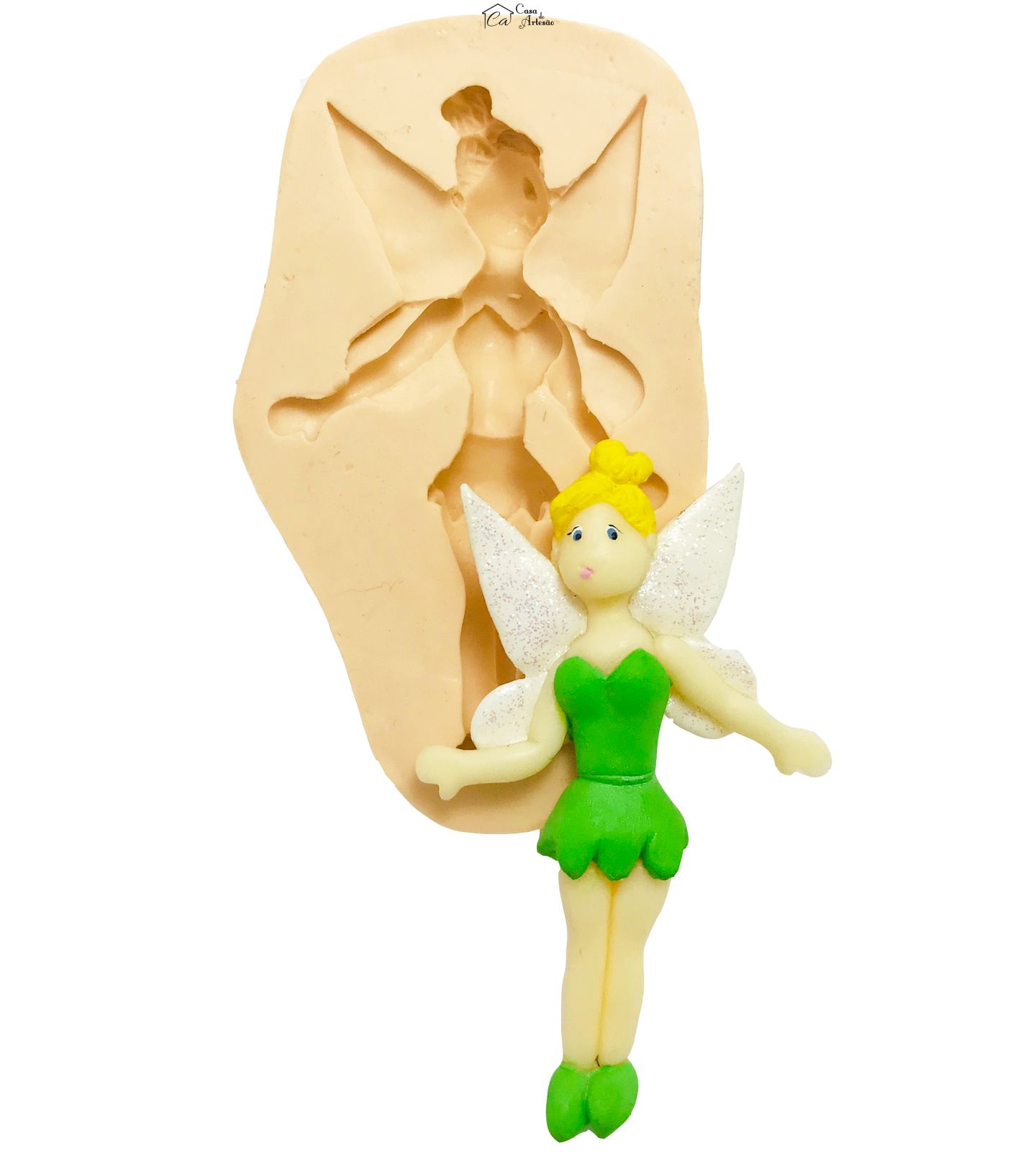 Molde de silicone - Peter Pan - Sininho - P37