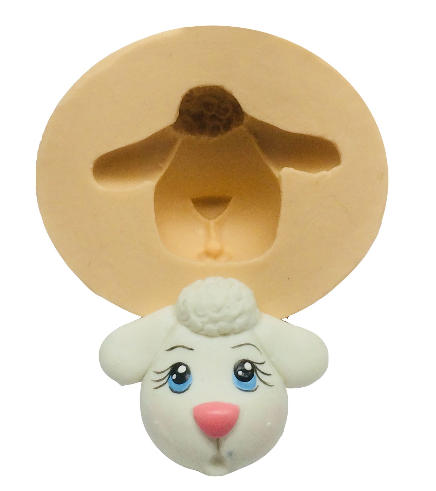 Molde de silicone - Rosto Ovelha
