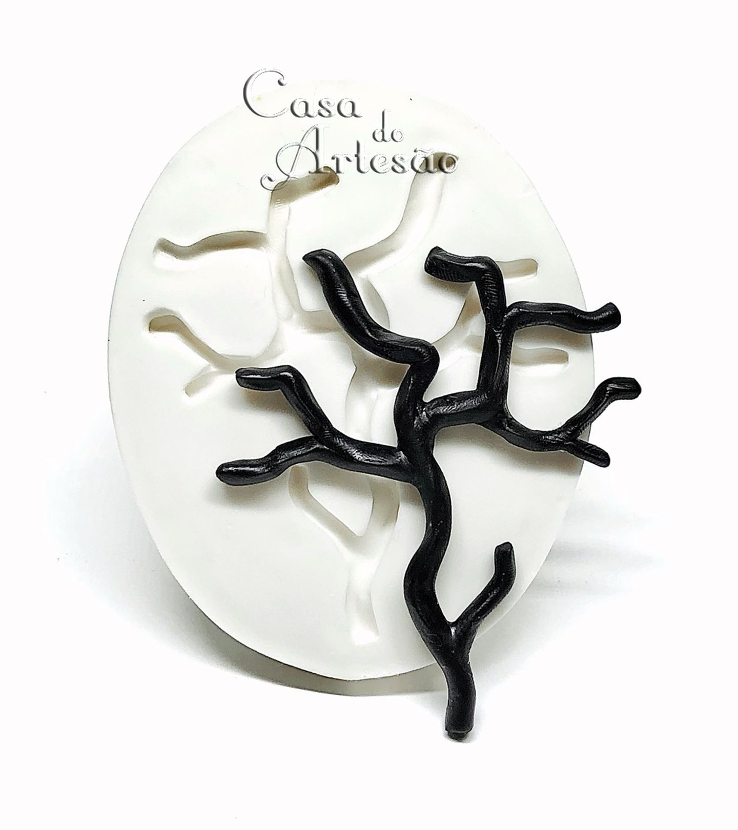 Molde de silicone - Halloween - Arvore Sombria - Grande - P924