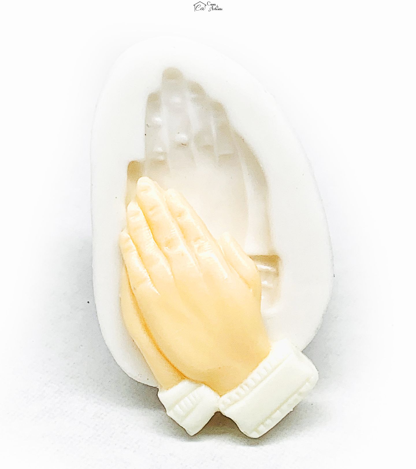 Molde de silicone - Reza - Mãos Rezando - Pequena - P1159