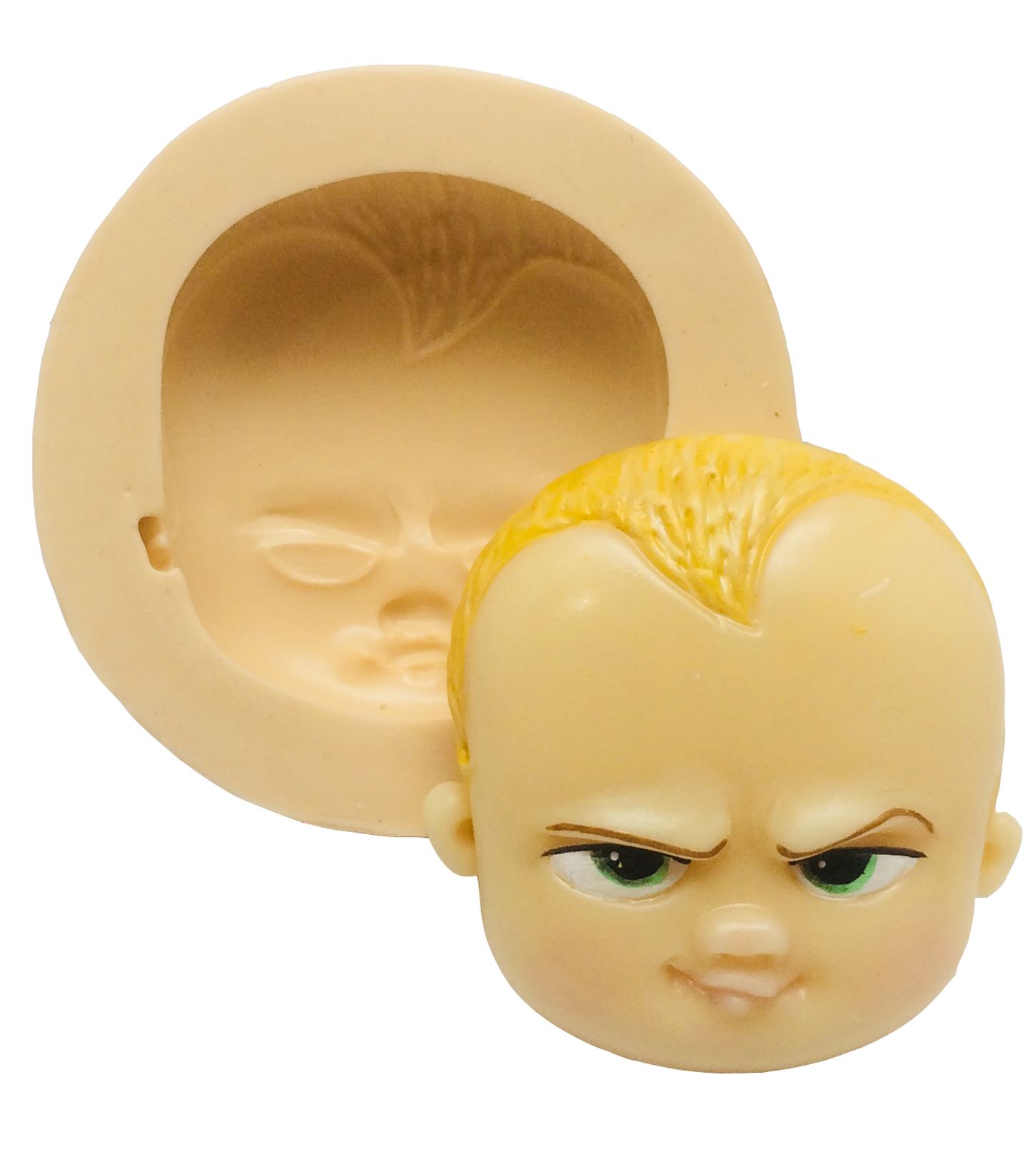 Molde de silicone - Poderoso Chefinho - Rosto Chefinho - Grande - P364