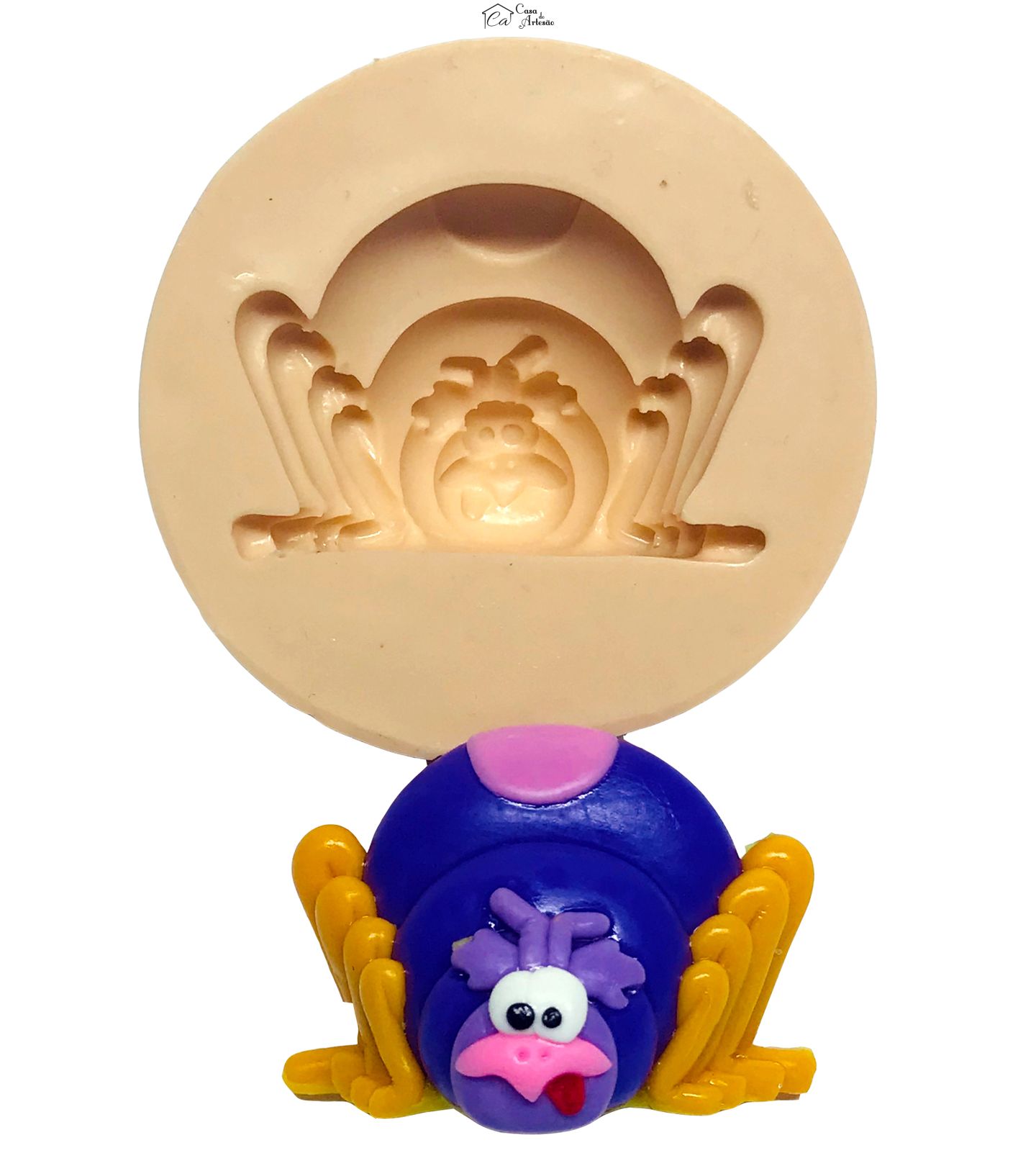 Molde de silicone - O Fantástico Mundo de Bobby - Webbly - Medio - P597