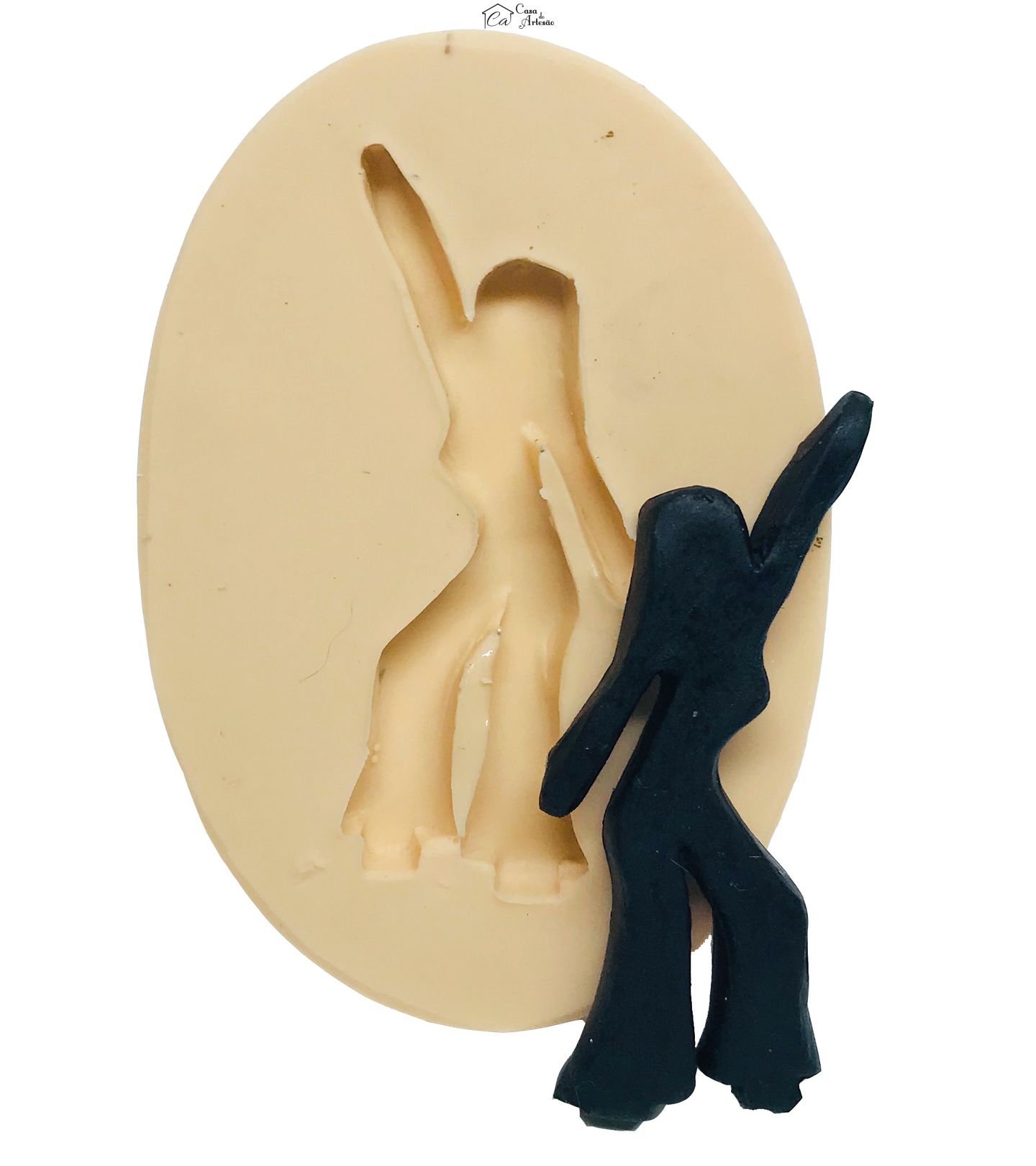 Molde de silicone - Dança - Sombra Mulher Mod.01 - Media - P558