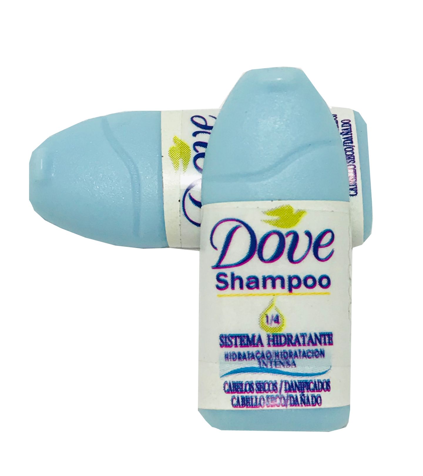 Miniaturas - Shampoo Dove - (1/2 Vidro) - Emb c/ 05