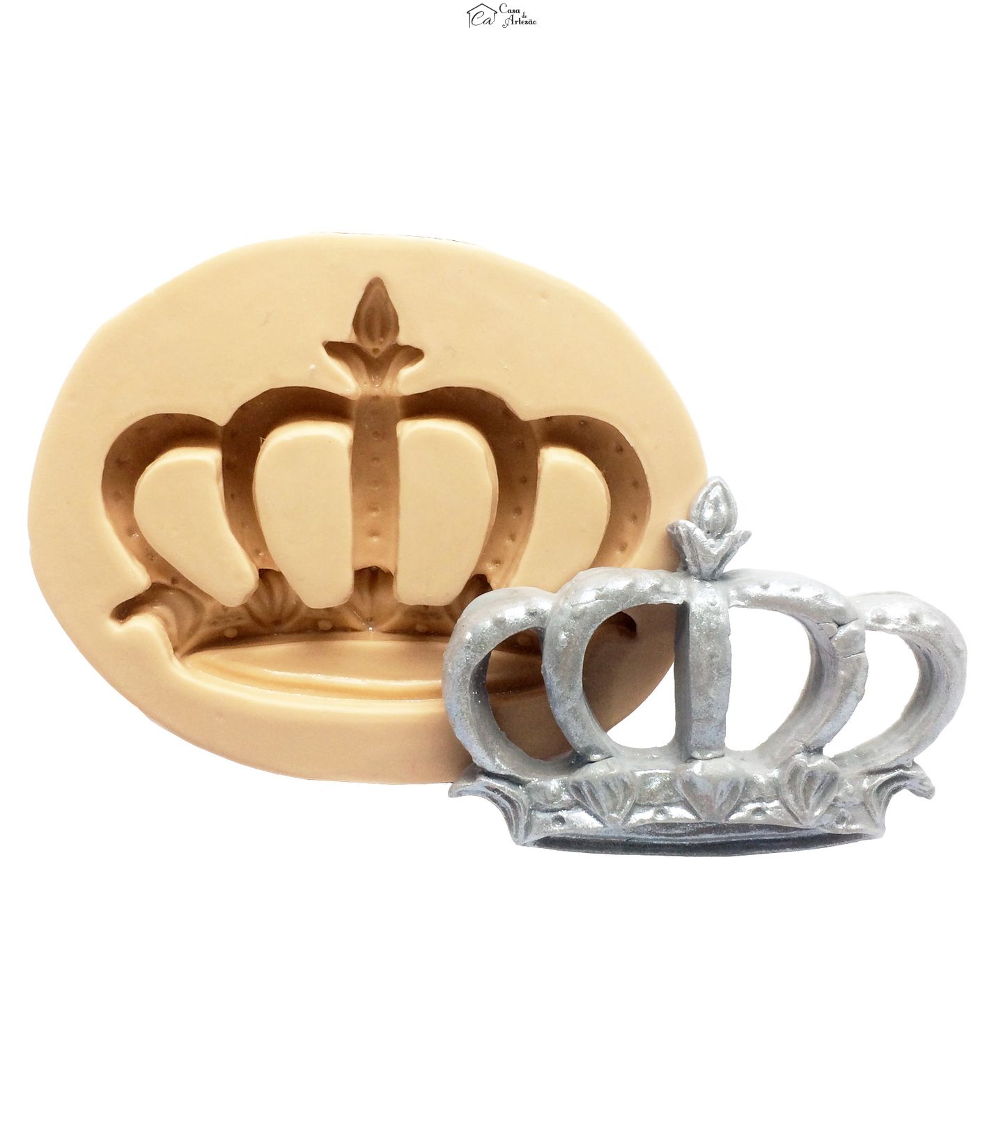 Molde de silicone - Coroa - Extra Grande - P328
