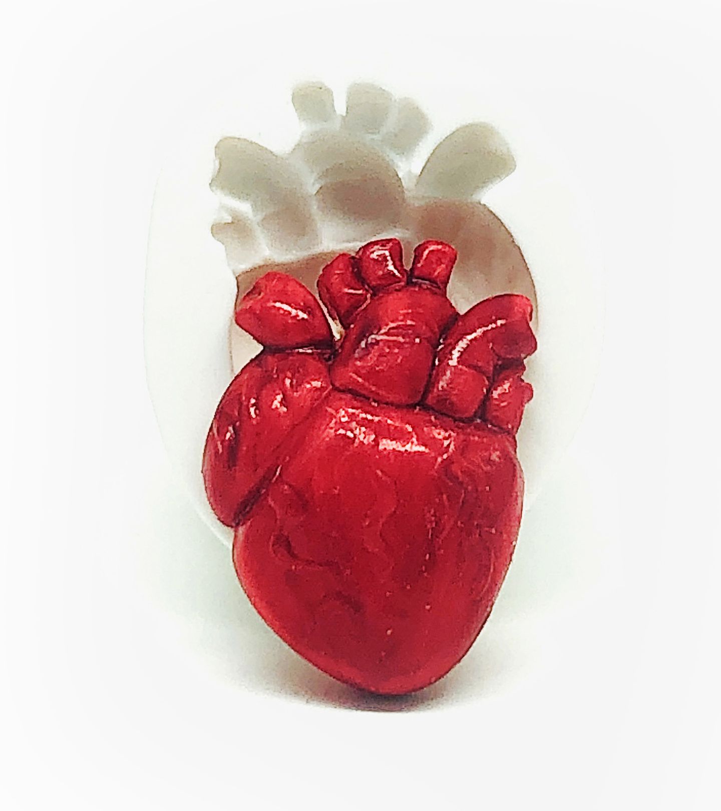 Molde de silicone - Coracao - Medio - P1129