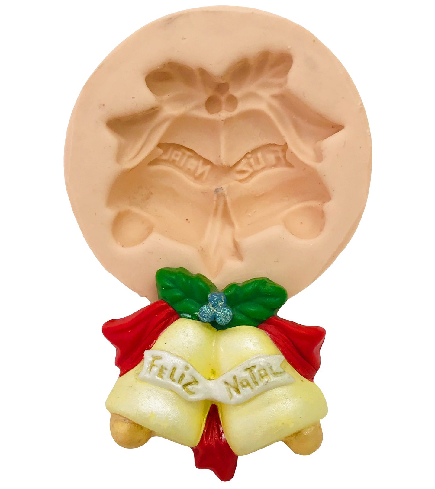 Molde de silicone - Sinos de Natal II