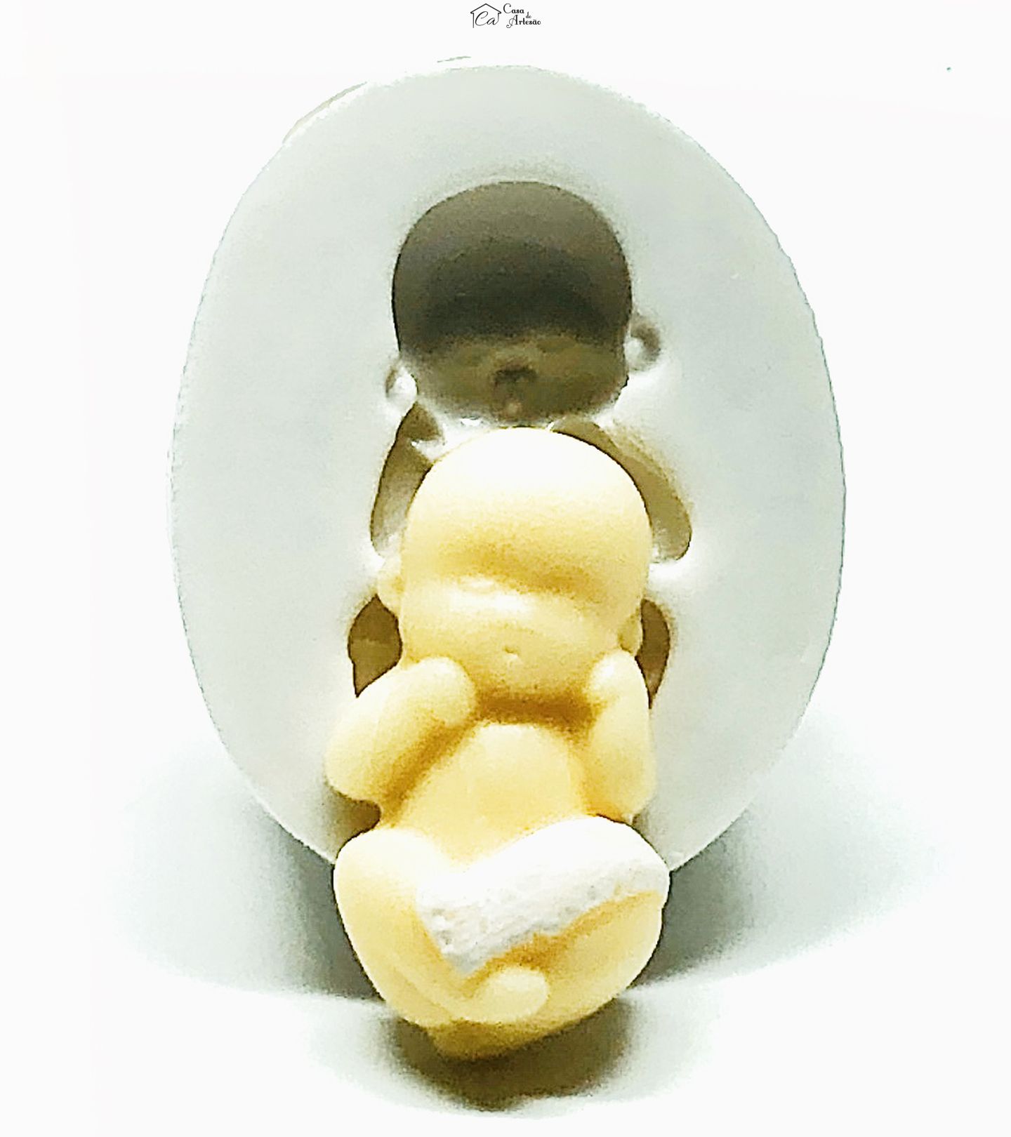 Molde de silicone - Bebe Dormindo - Pequeno - P996