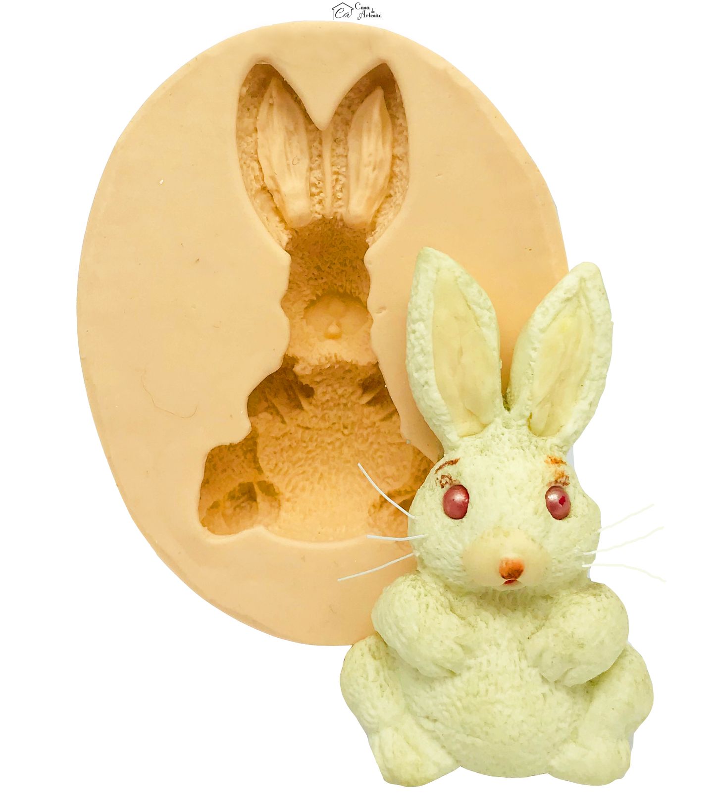 Molde de silicone - Coelhinha Fofinha