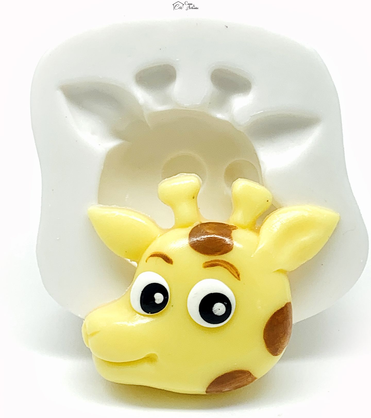 Molde de silicone - Chip e Potato - Rosto Gigglish - Grande - P1154