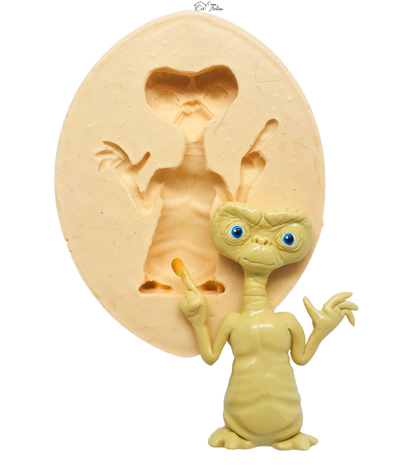 Molde de silicone - E.T.  - Medio - P495