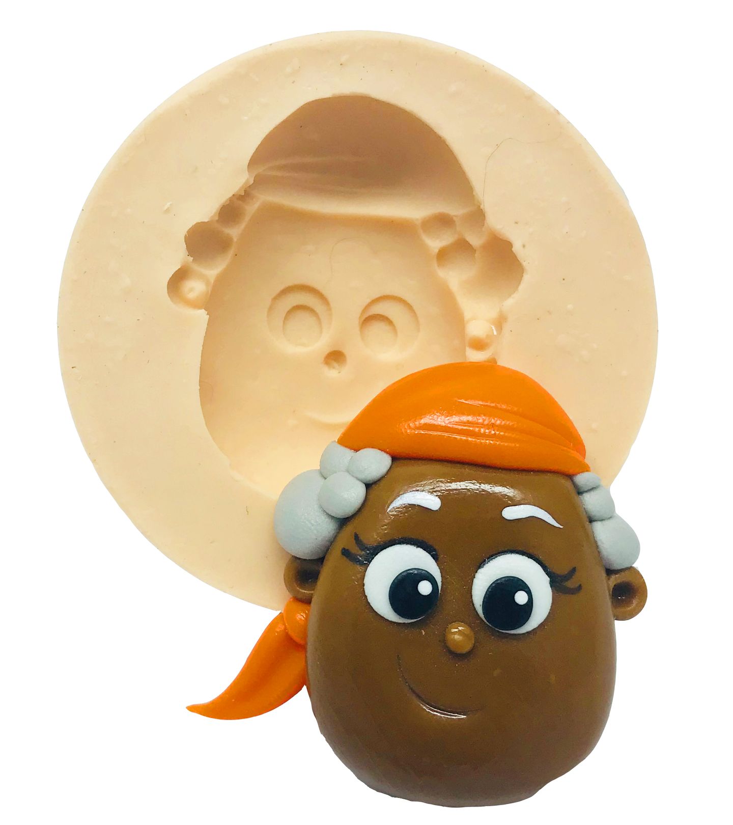 Sitio do Pica Pau Amarelo - Rosto Tia Nastacia - Grande - P485