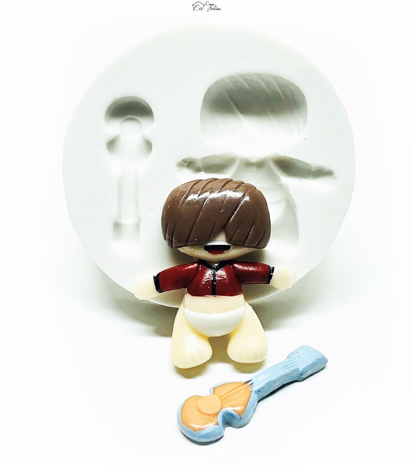 Molde de silicone - Mini Beat Power Rockers - Fuz - Medio - P1033