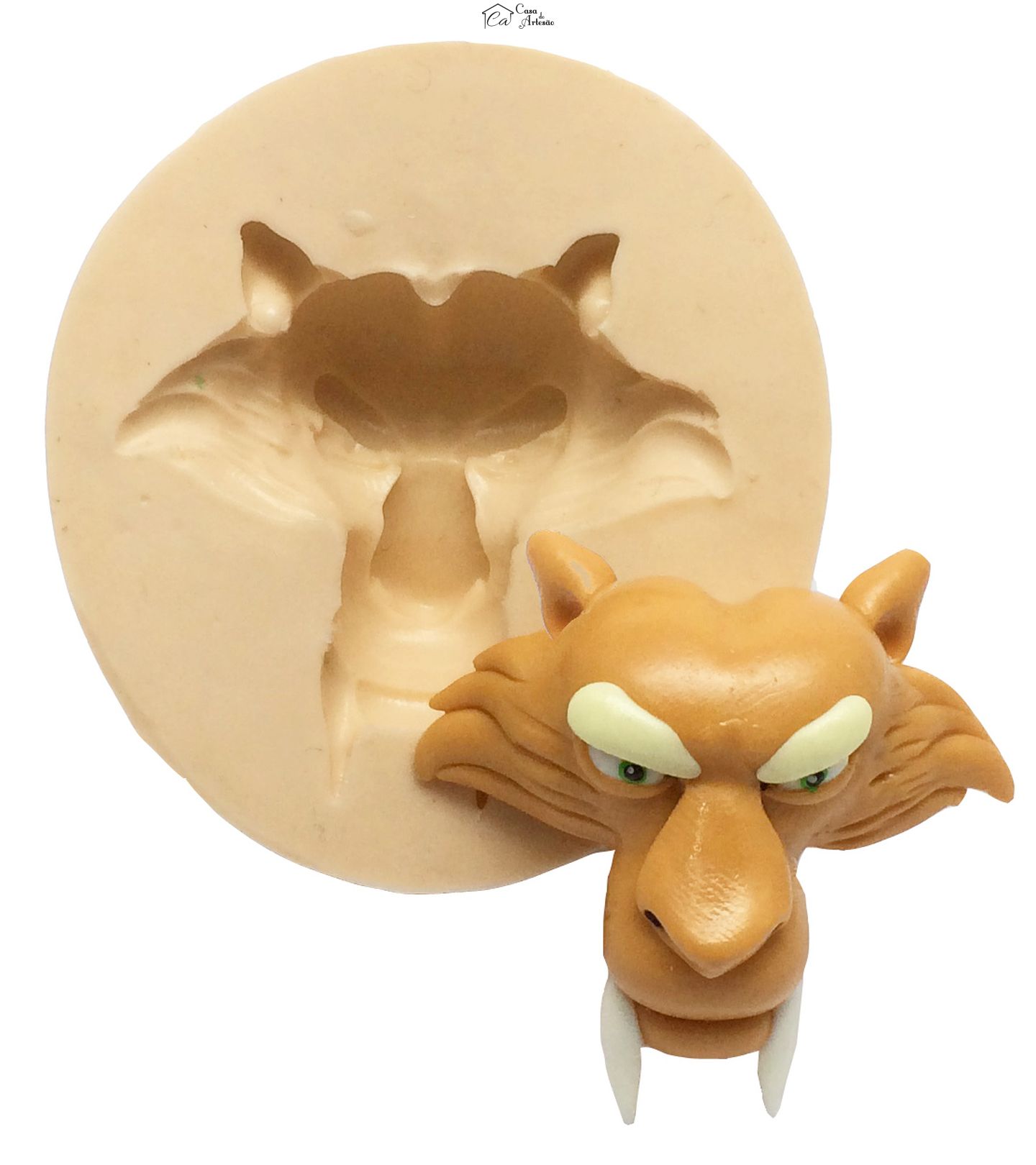 Molde de silicone - A Era do Gelo - Rosto Diego - P224