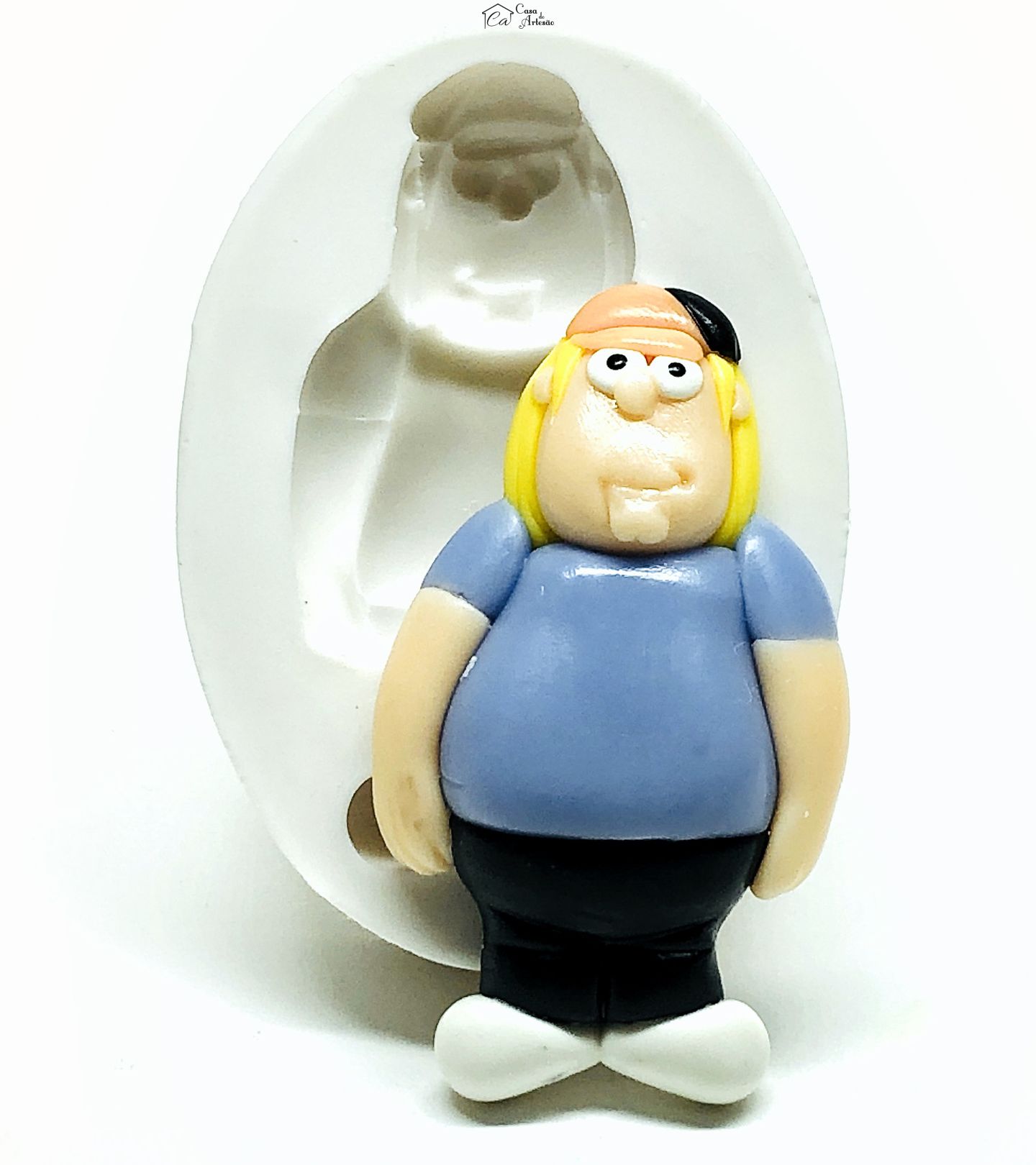 Molde de silicone - Uma Familia da Pesada - Chris - Grande - P969