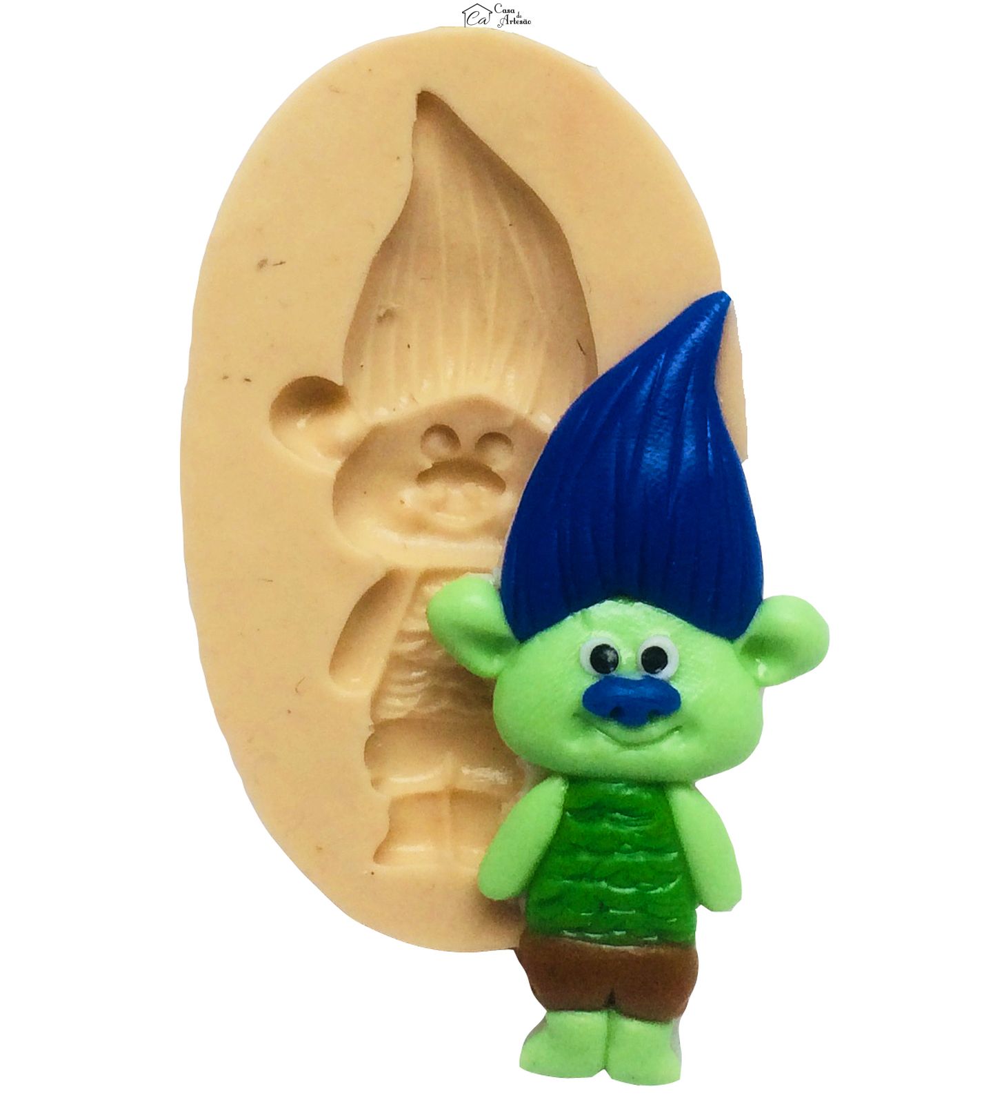 Molde de silicone - Troll - Creek PP - P198