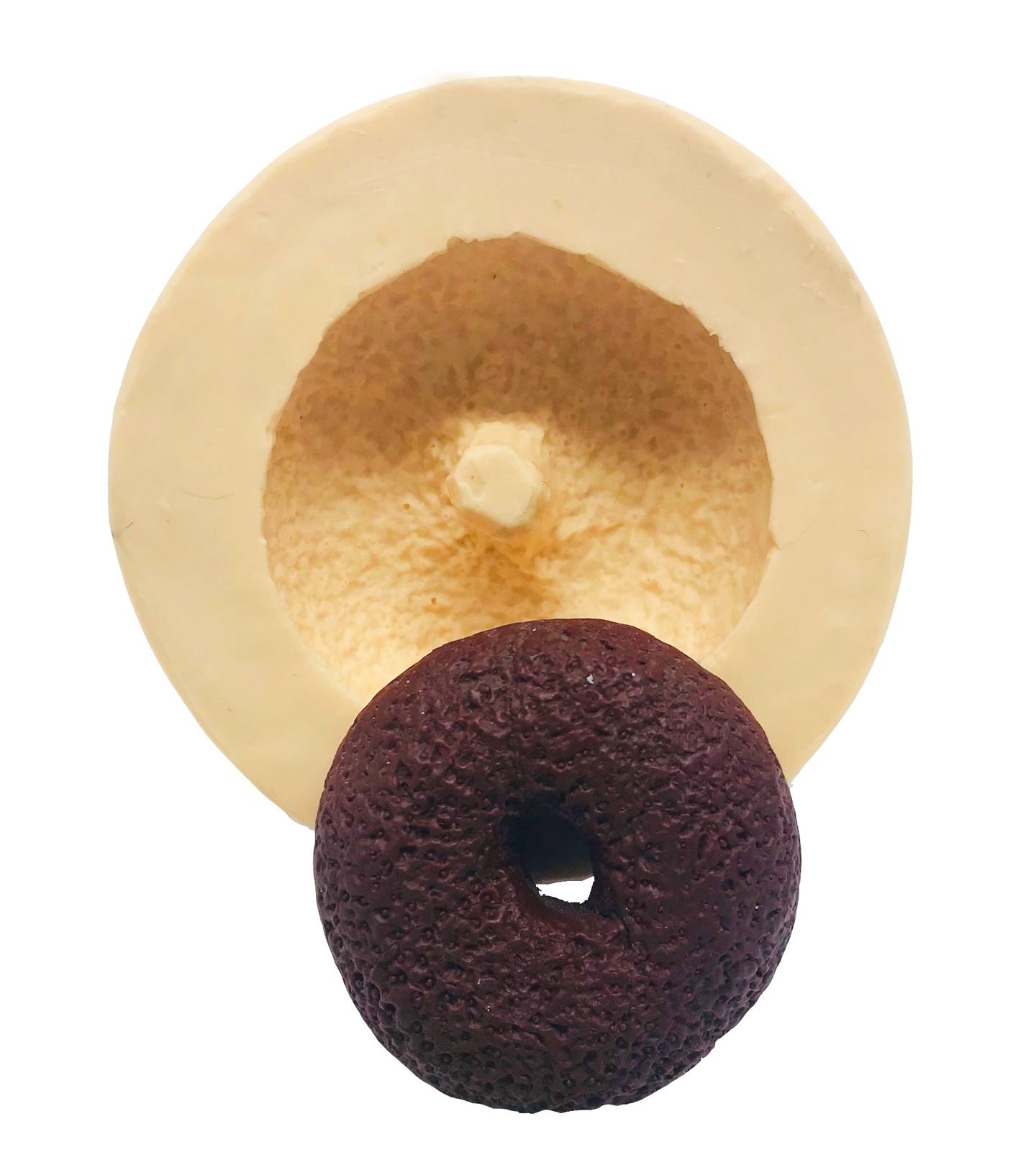 Molde de silicone - Rosca Fresca c/ Furo