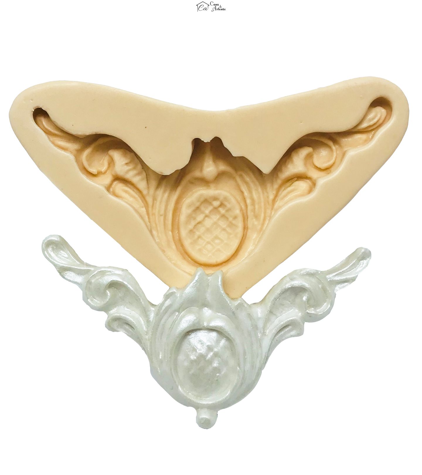 Molde de silicone - Decoração Para Bolo - Apliques - Mod.02 - P157