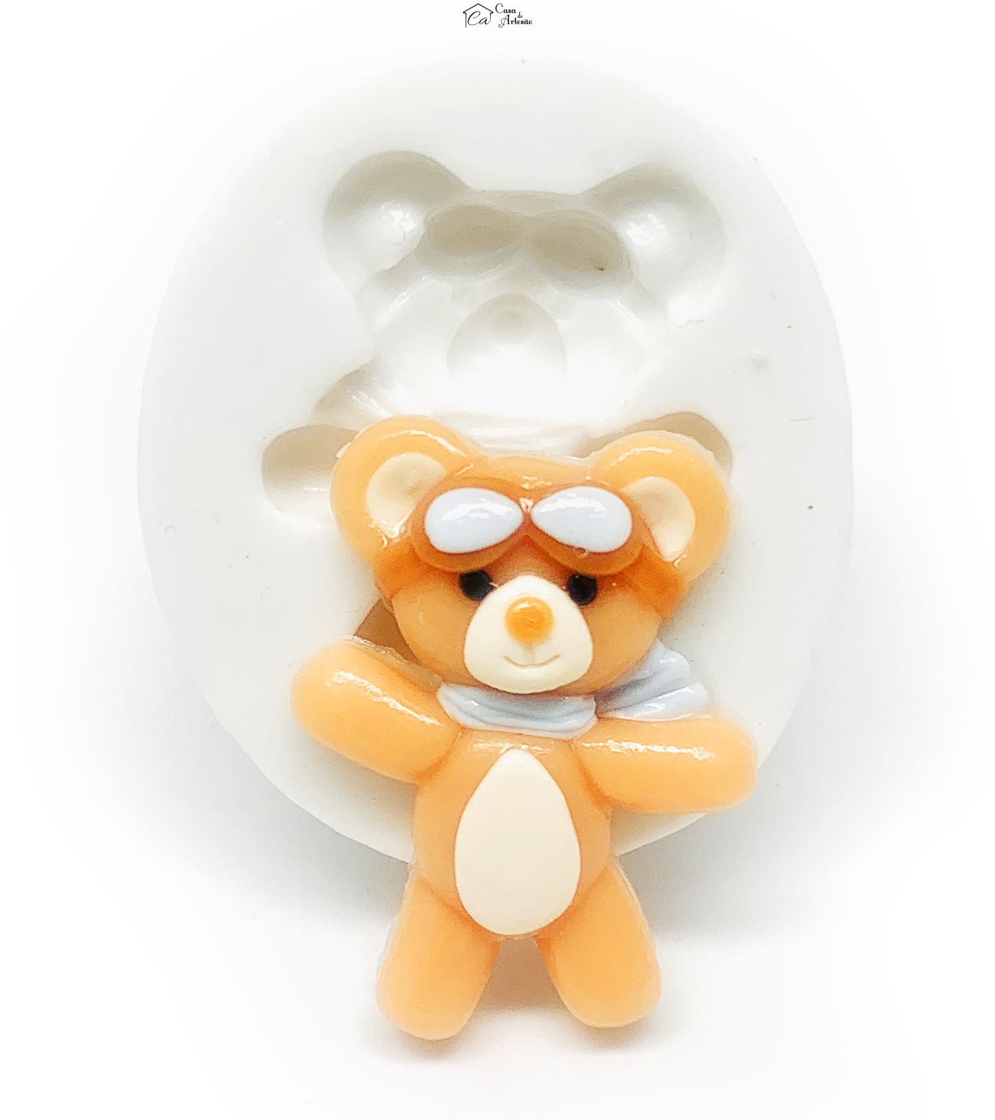 Molde de silicone - Urso Baloeiro - Pequeno - P1205