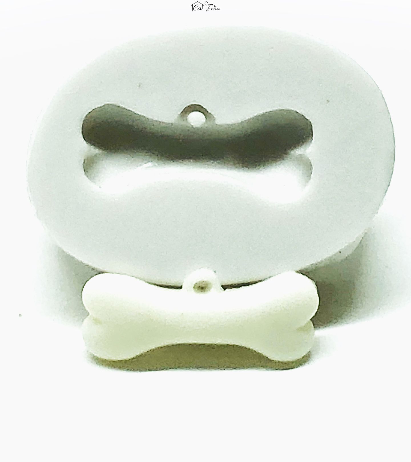 Molde de silicone - Pingente - Osso - Pequeno - P1048