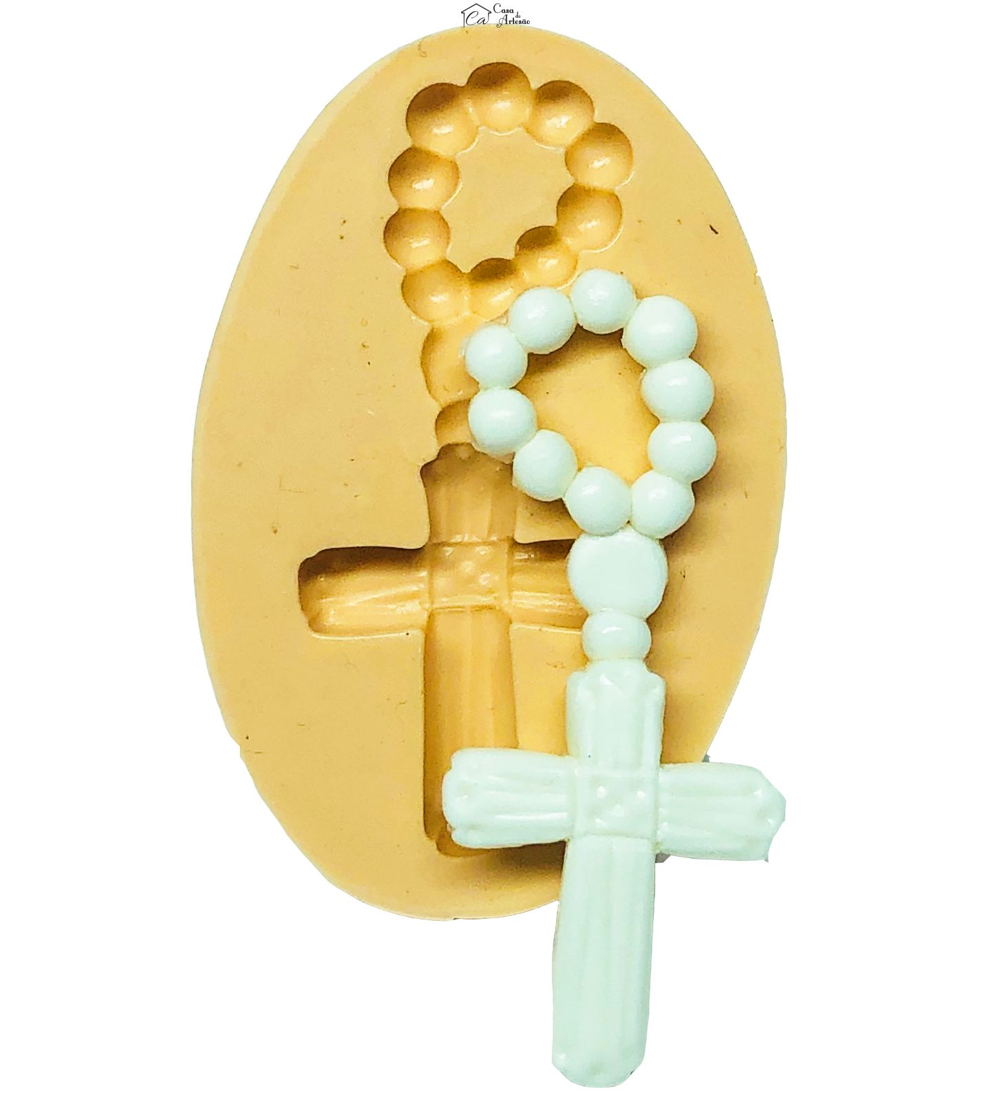 Molde de silicone - Terço - Mod.02 - Medio - P668