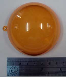 Bola - Acrilica Bipartida - 75 mm - Blue Star