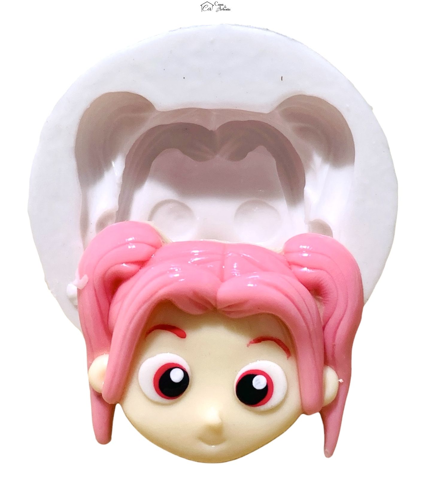 Molde de silicone - Guerreiras do K-Pop - Rosto Mira - Pequeno - P1260