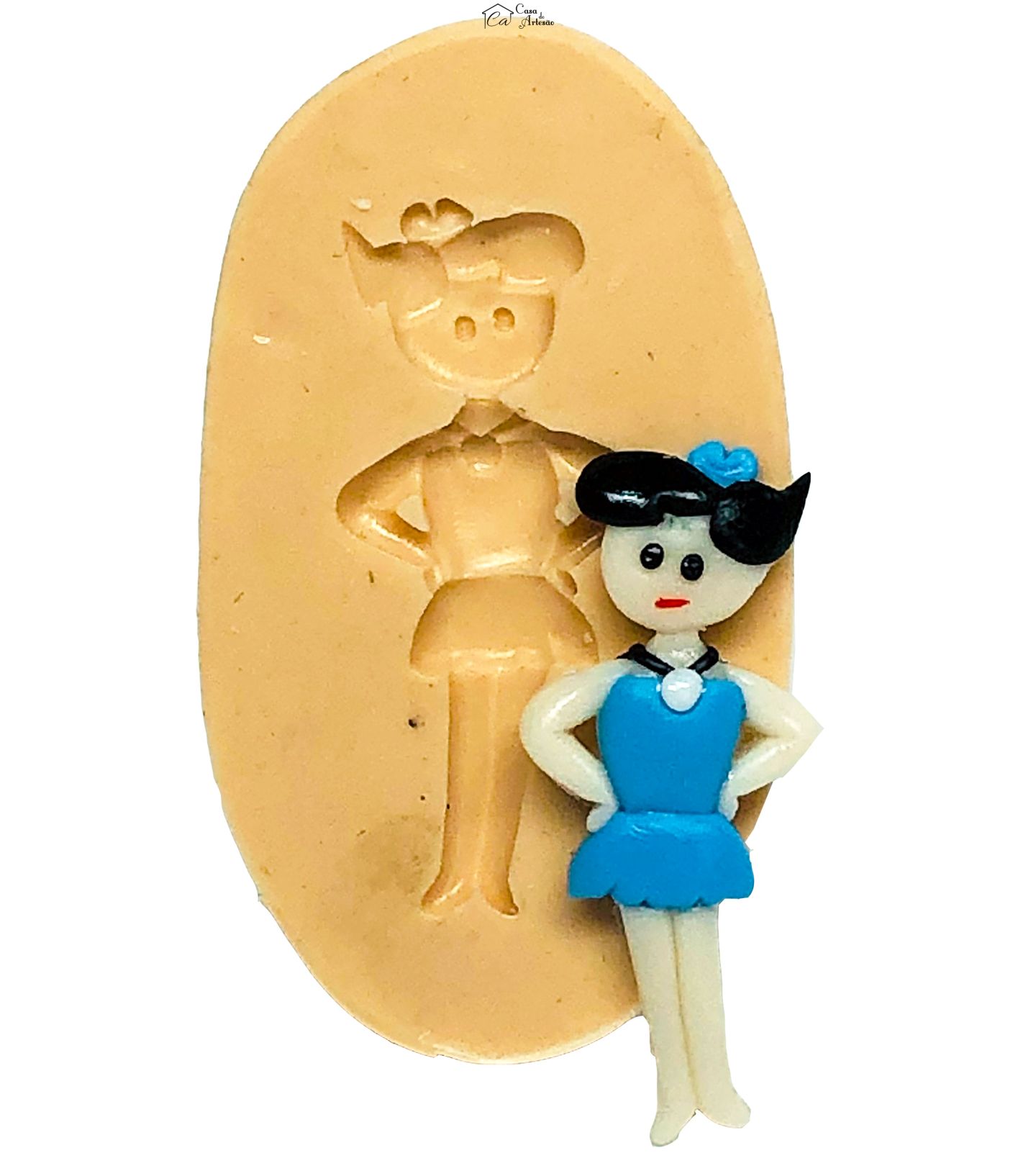 Molde de silicone - Flintstones - Betty - Pequena - P674