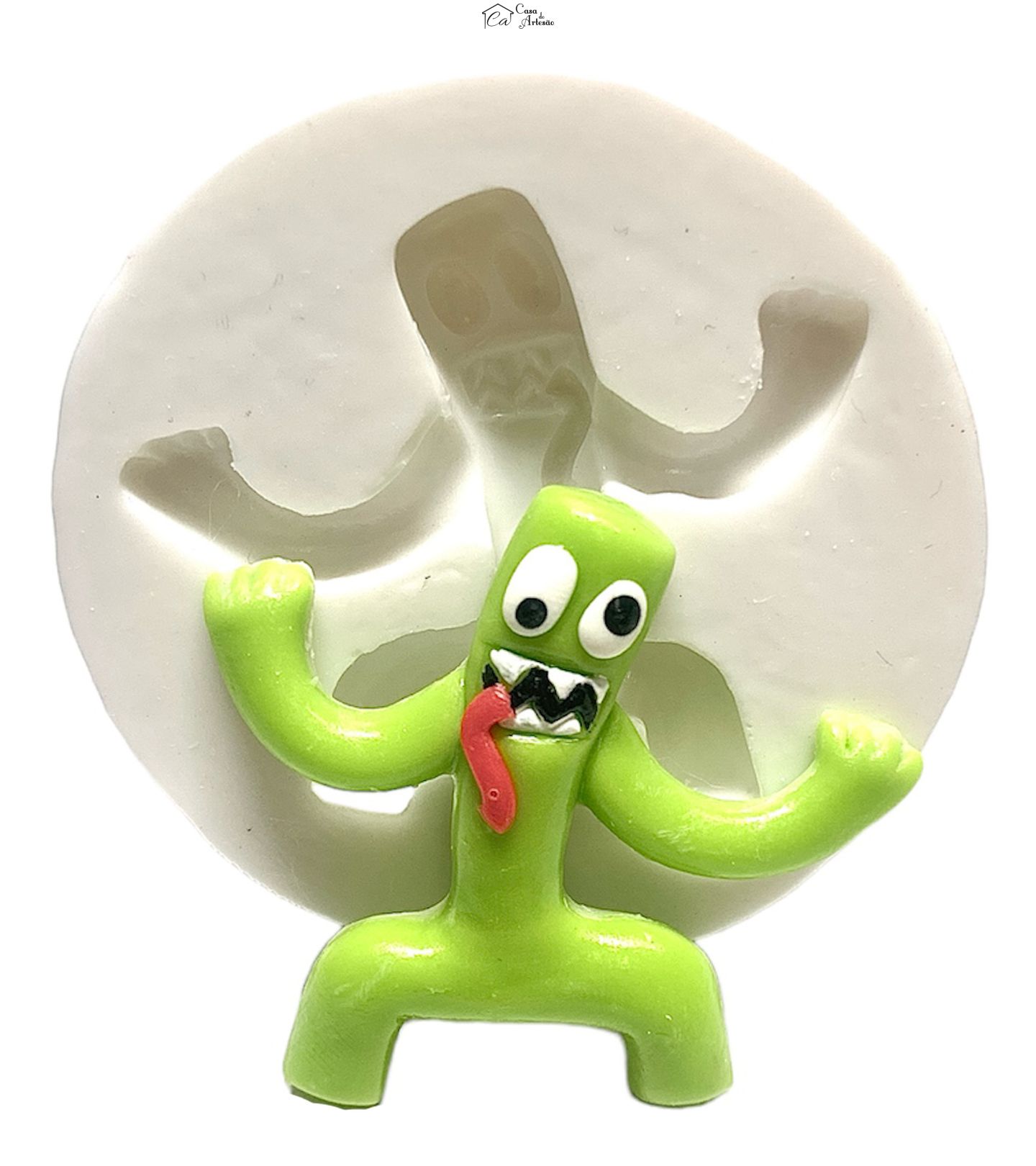 Molde de silicone - Rainbow Friends - Verde - Pequeno - P1230