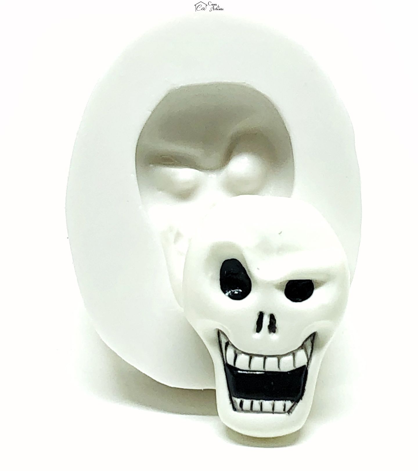 Molde de silicone - Sans Undertale - Rosto Papyrus - Grande - P1039