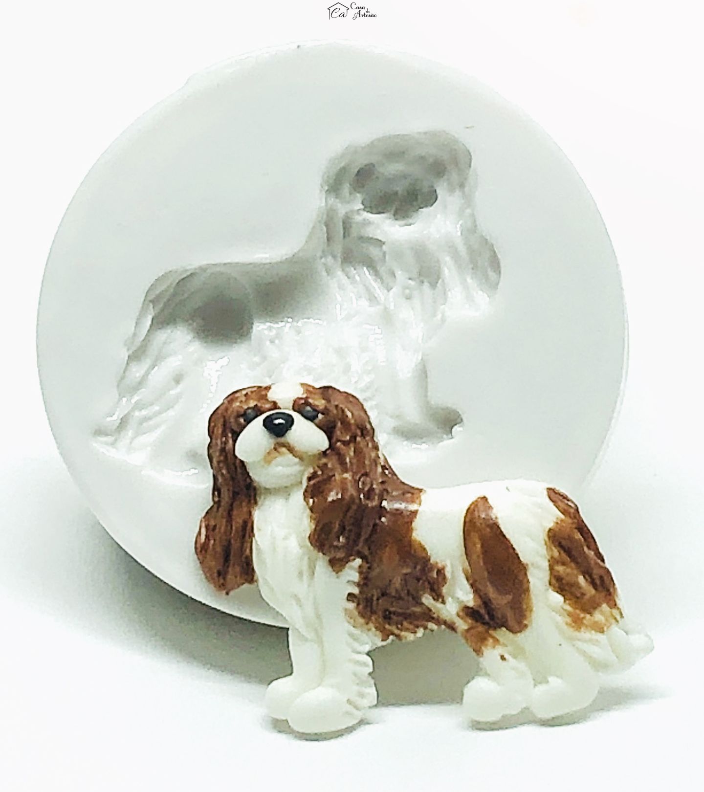 Molde de silicone - Cachorro - Cavalier - Pequeno - P1023