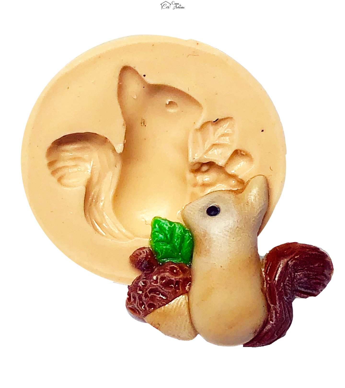 Molde de silicone - Esquilo - Pequeno - P692