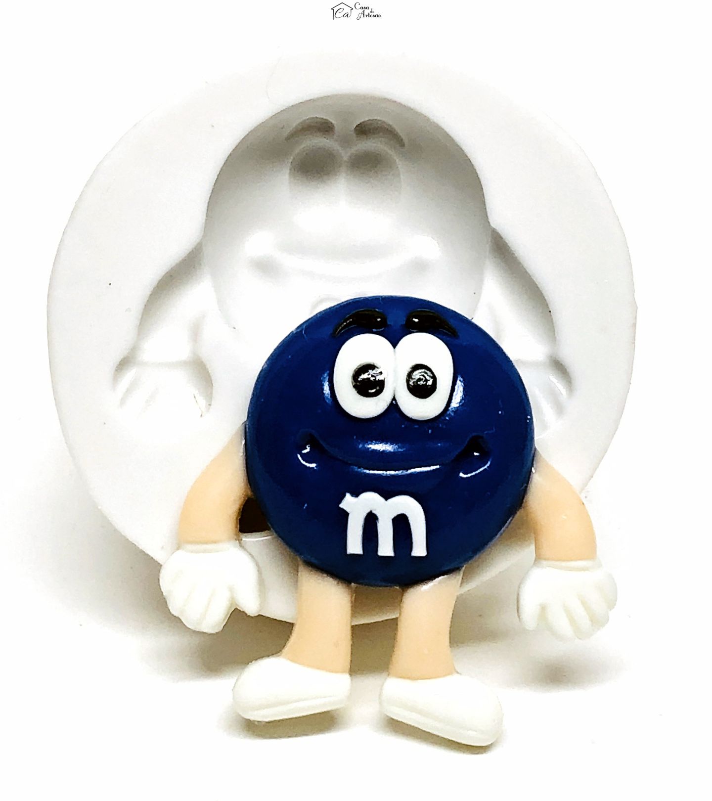Molde de silicone - M&M - Redondo - Grande - P1080