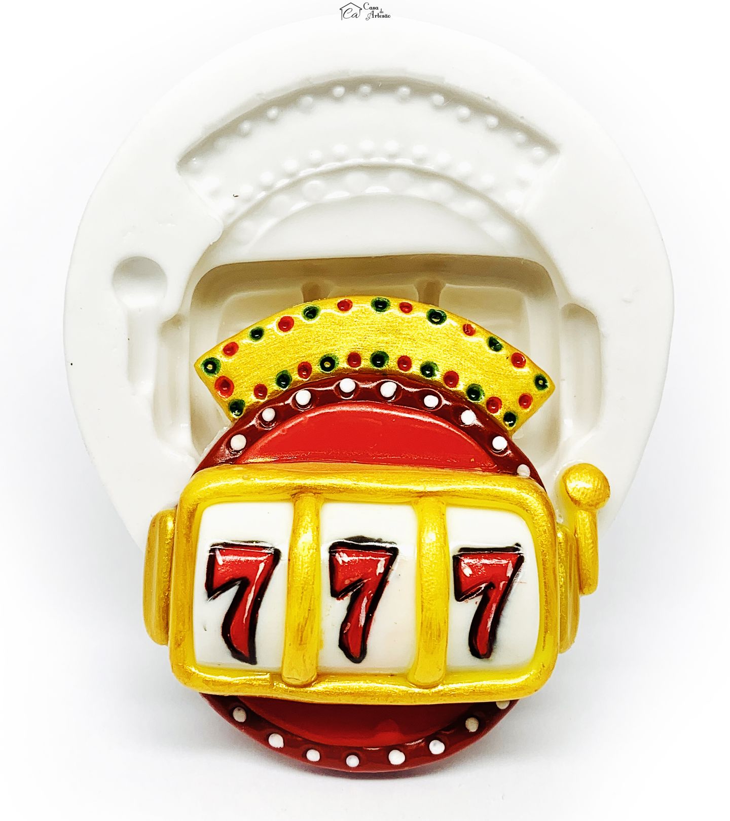 Molde de silicone - Cassino Las Vegas - Caça Niquel - Medio - P1177