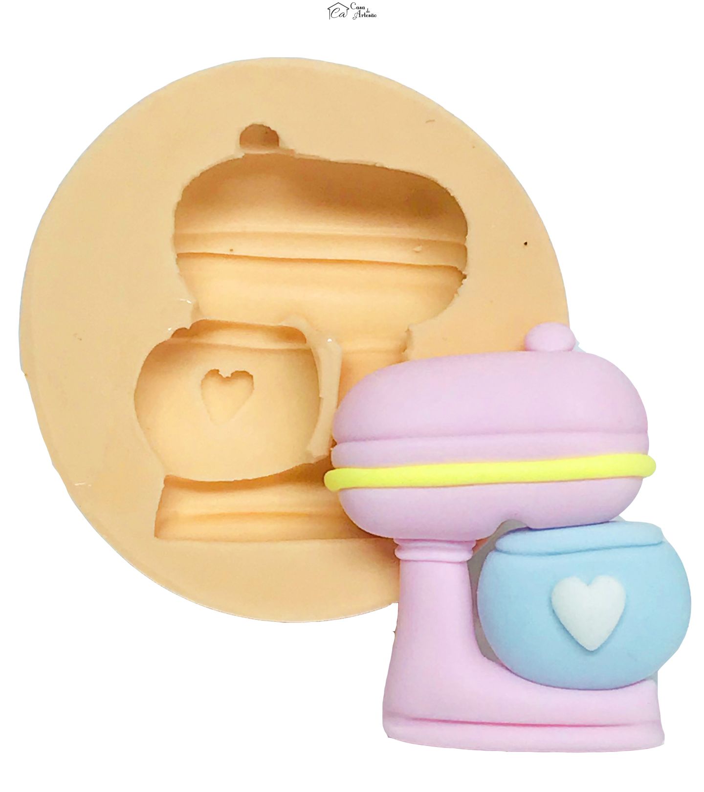 Molde de silicone - Utensilios de Cozinha - Batedeira - Media - P534