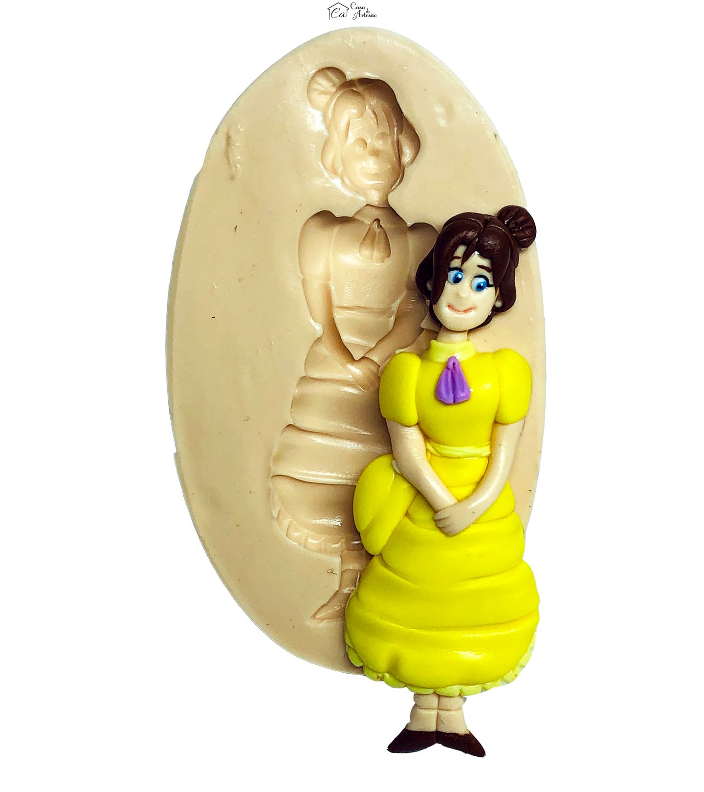 Molde de silicone - Tarzan - Jane - Grande - P750