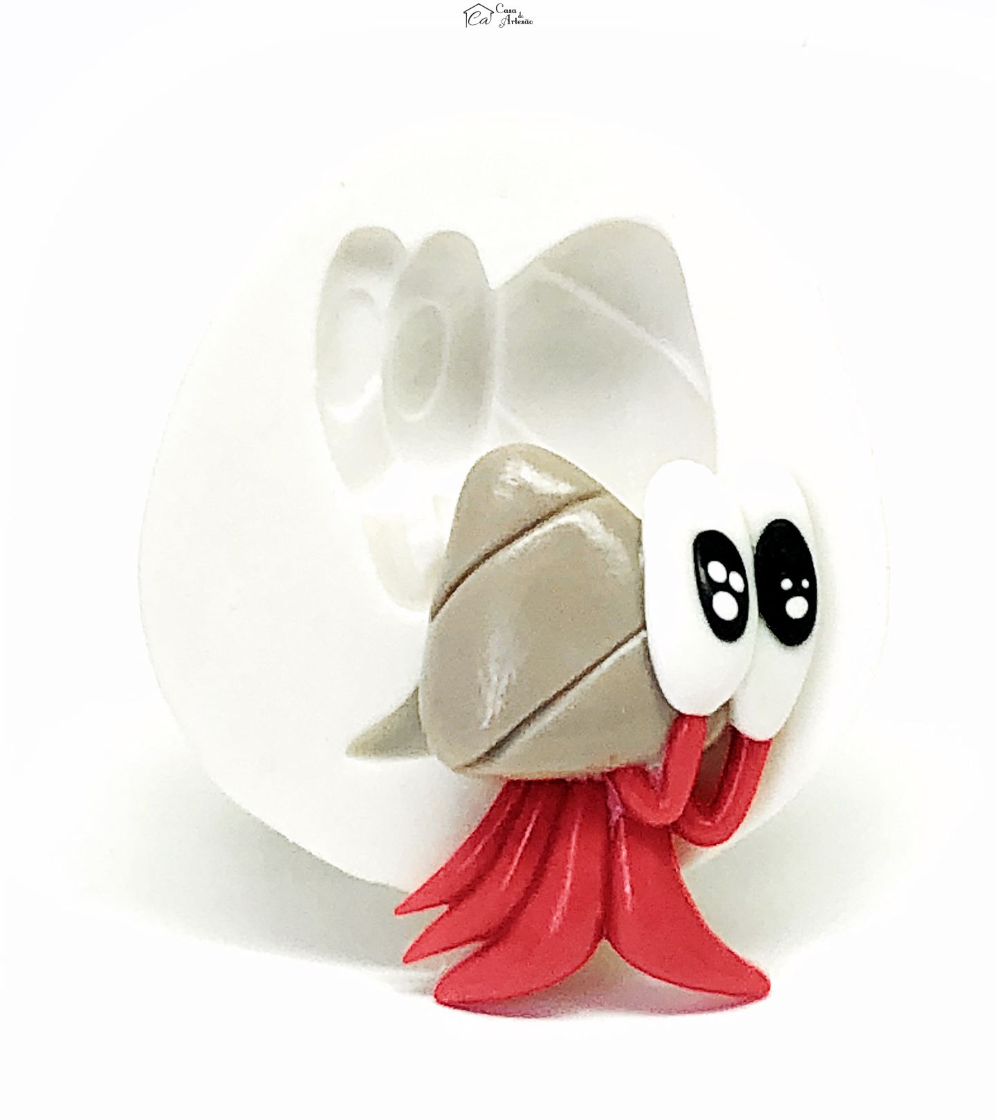 Molde de silicone - Zig E Sharko - Bernie - Media - P1113