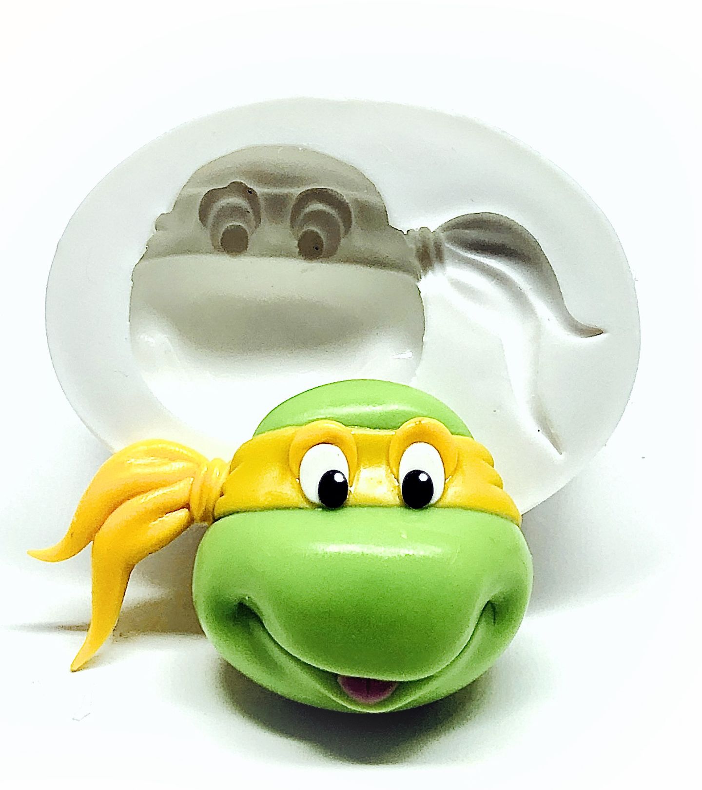 Tartarugas Ninjas - Rosto Michelangelo - Grande - P968