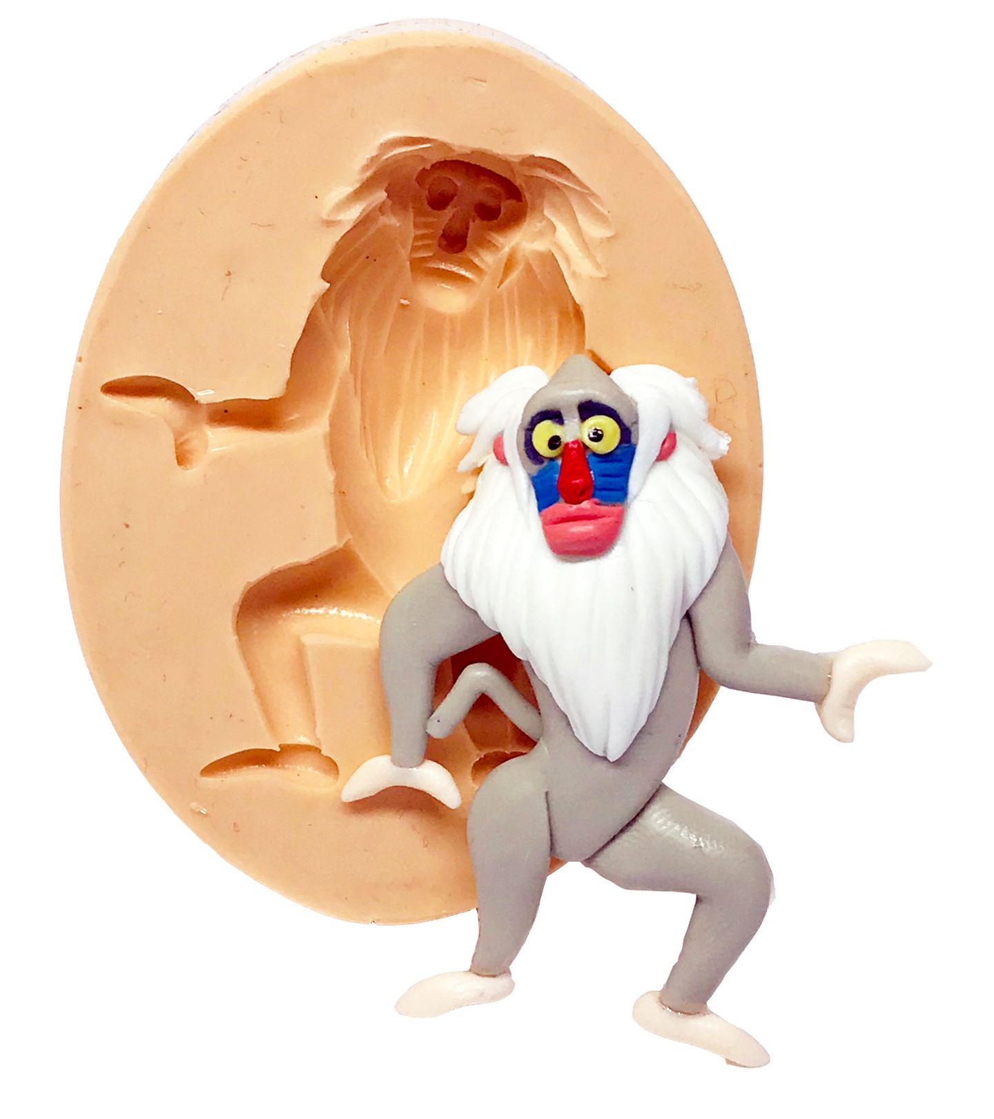 Molde de silicone - Rei Leão - Rafiki - Grande - P635