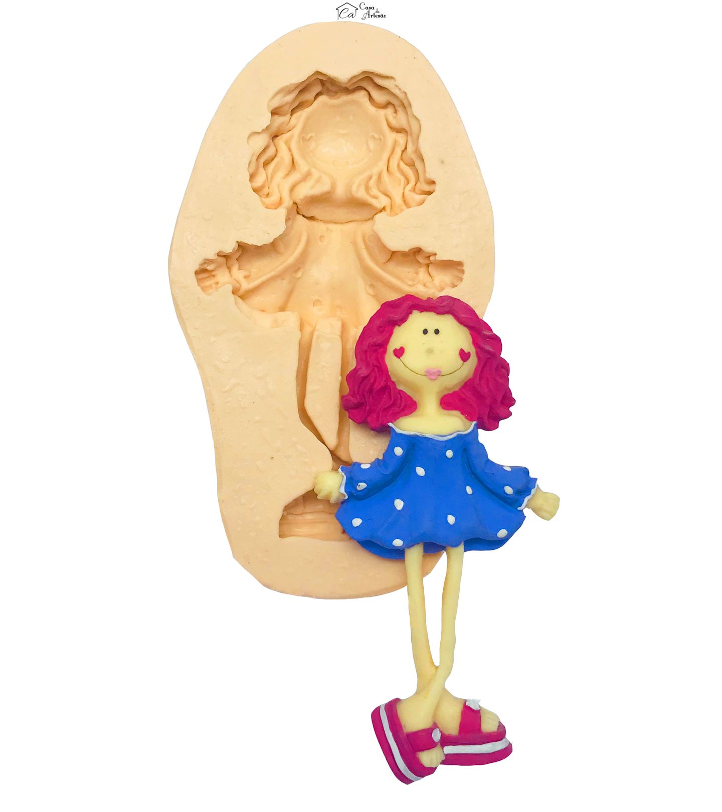 Molde de silicone - Magrela Feliz - P69