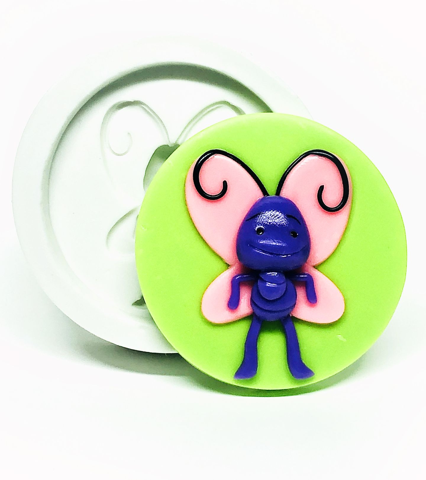 Galinha Pintadinha com Base - Borboleta - Grande - P500