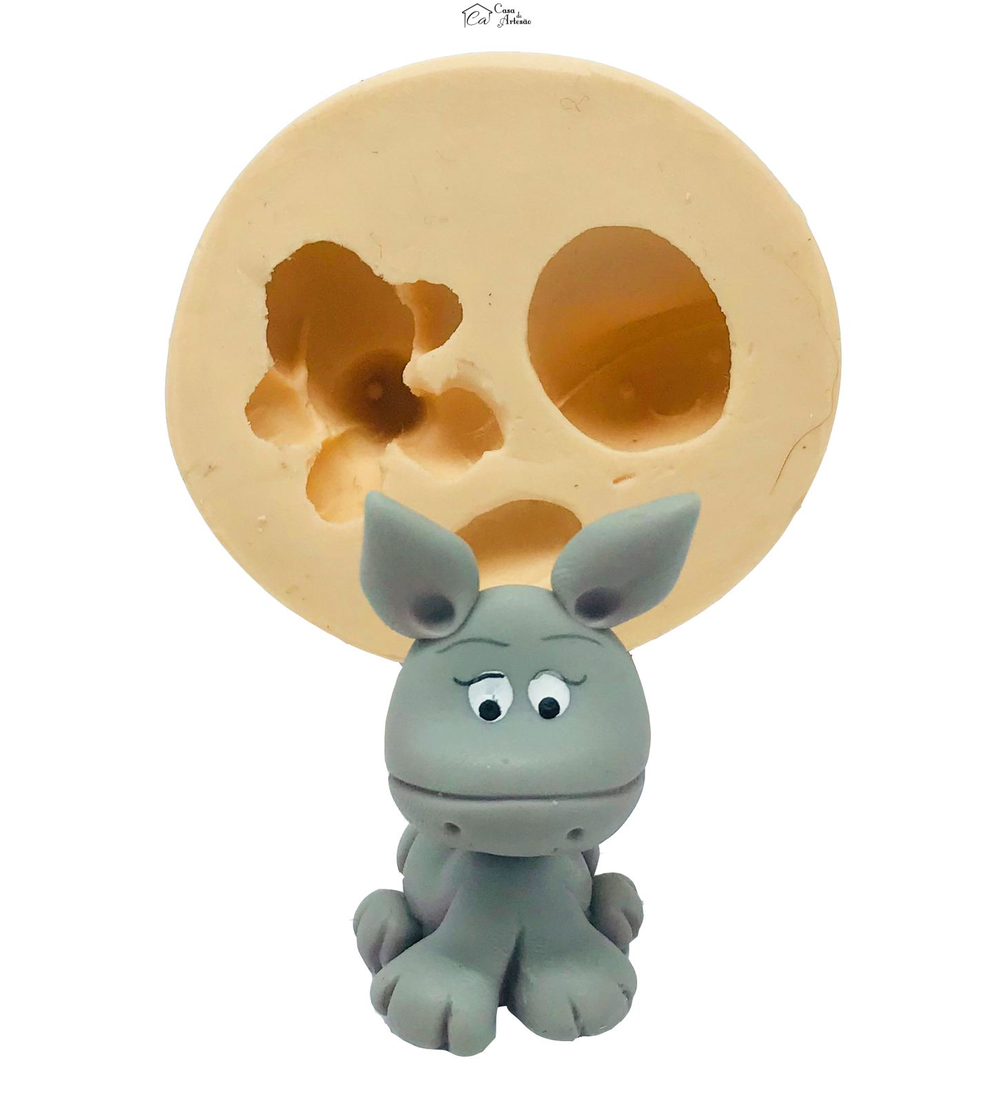 Molde de silicone - Burro Mini