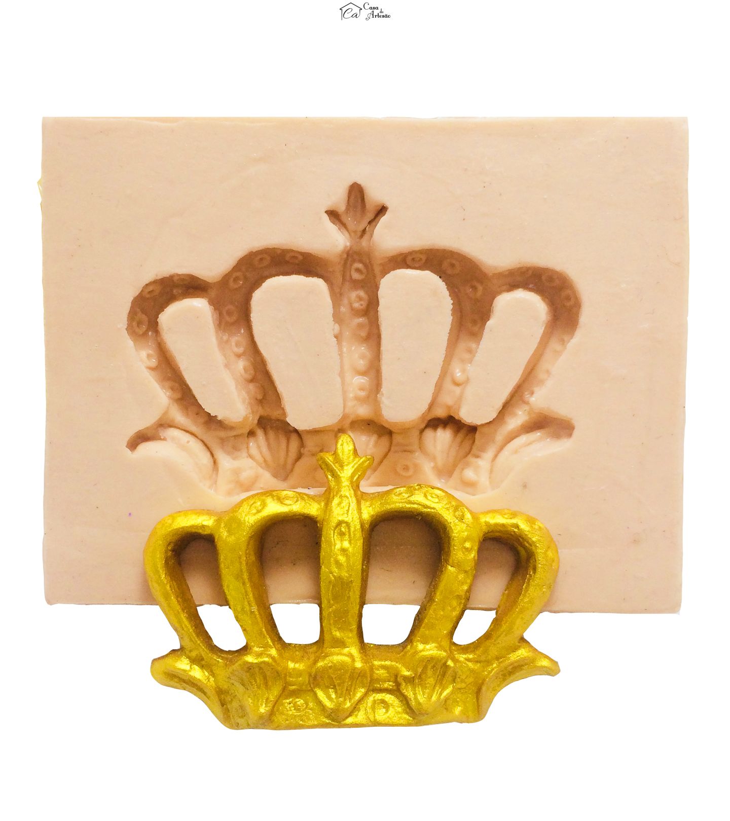 Molde de silicone - Coroa - Mod.3 - P144
