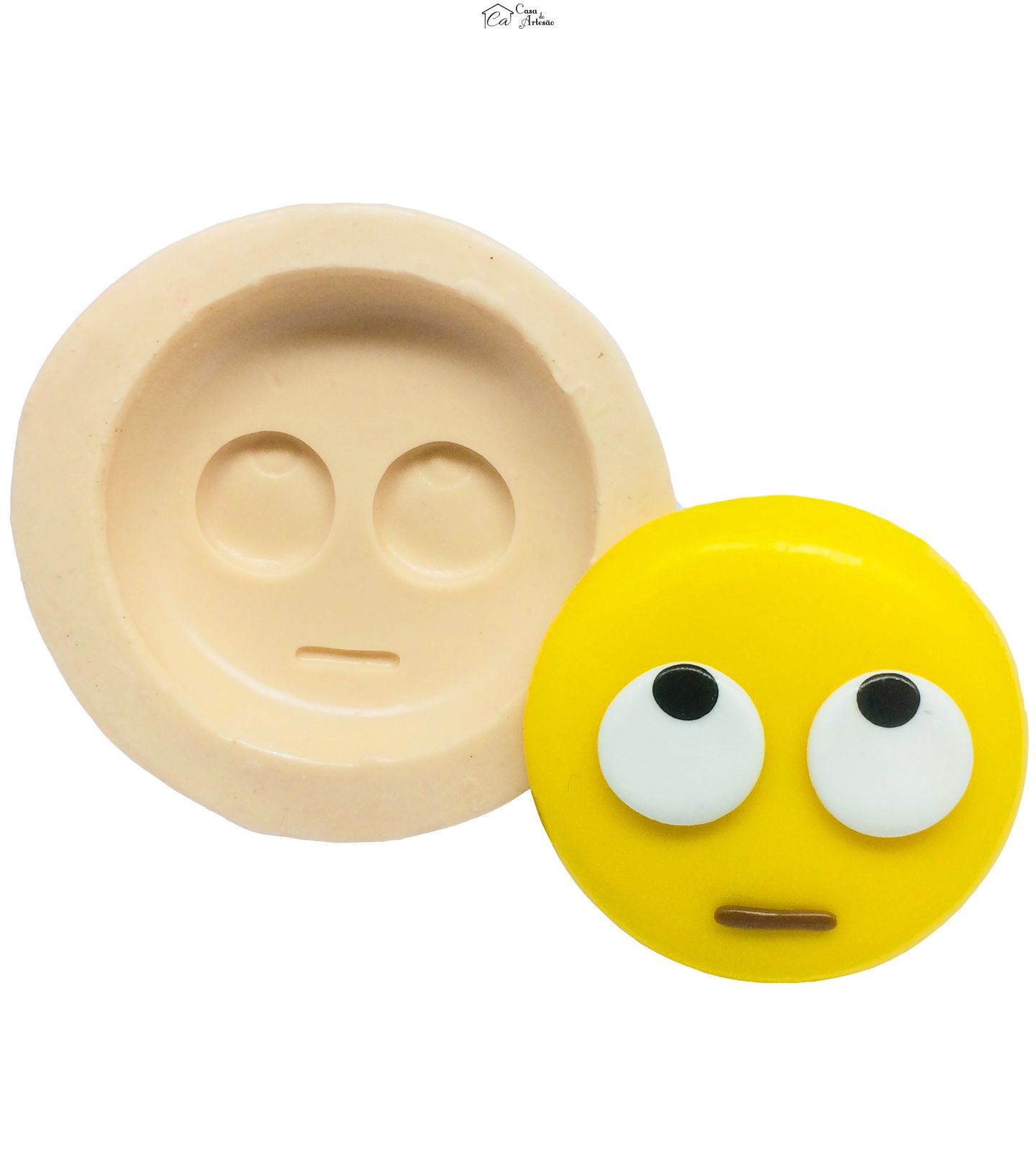 Molde de silicone - Emoji O filme - Não Fui Eu - Grande - P322