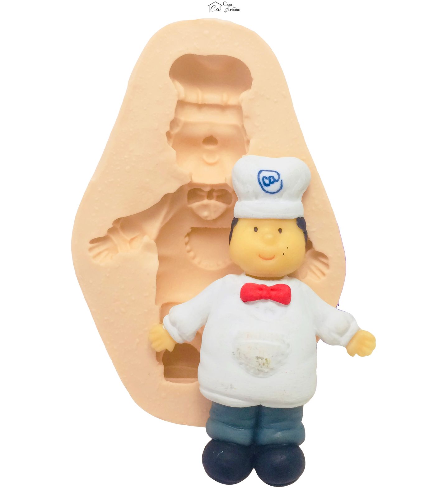 Molde de silicone - Cozinheiro - P30