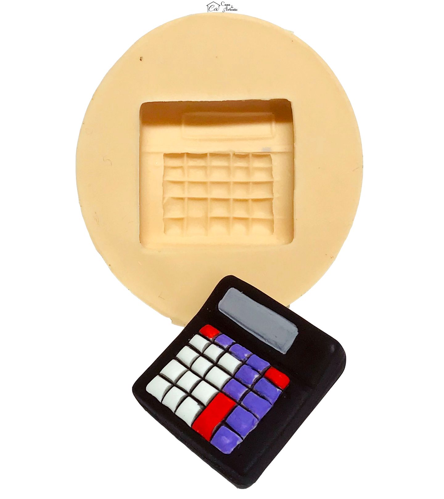 Molde de silicone - Calculadora - Media - P524