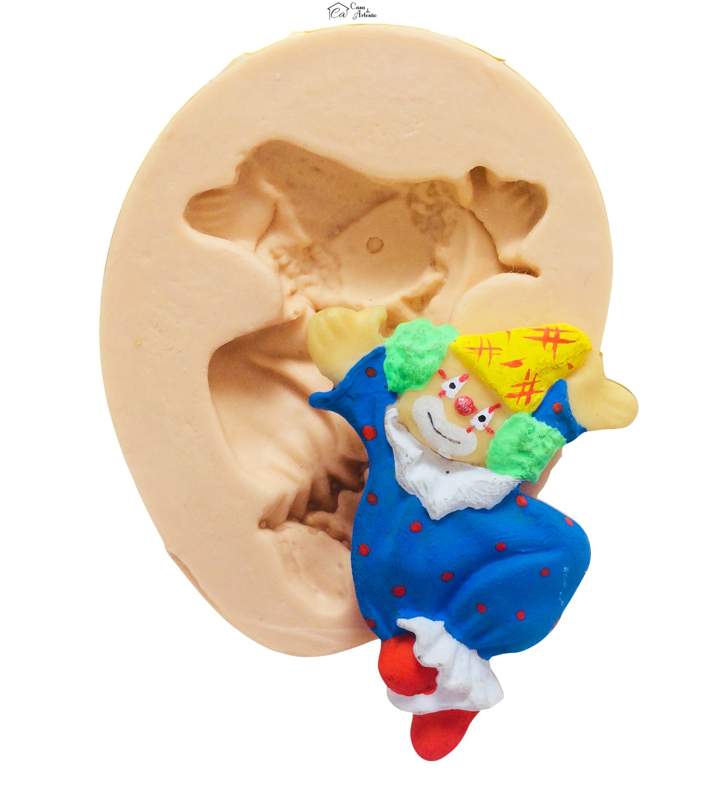 Molde de silicone - Palhaço